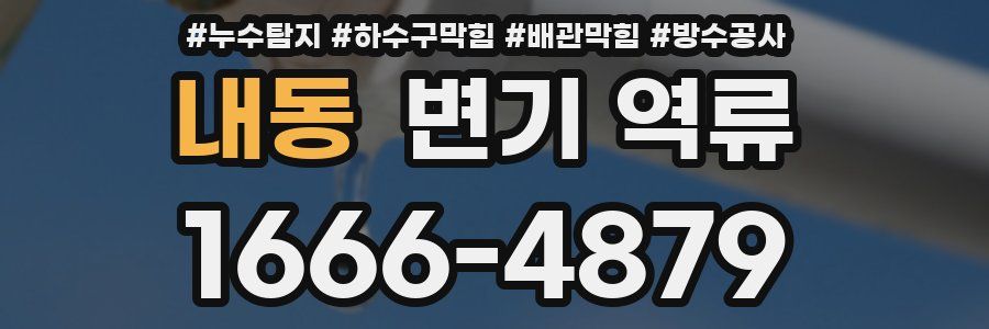 내동 변기 역류