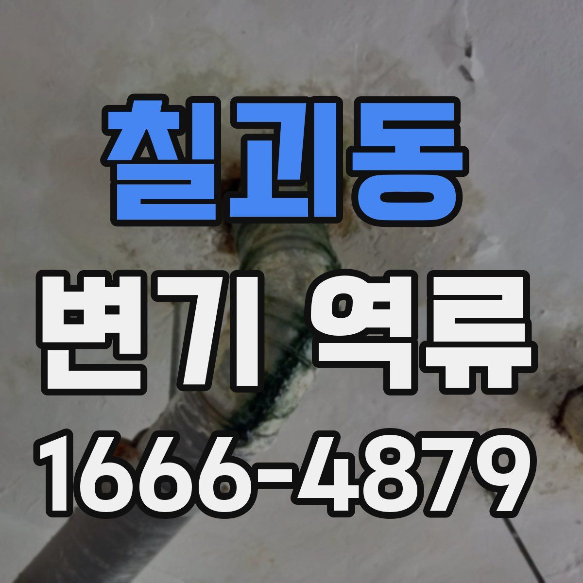 칠괴동 변기 역류