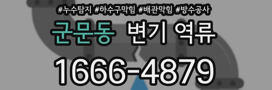 군문동 변기 역류