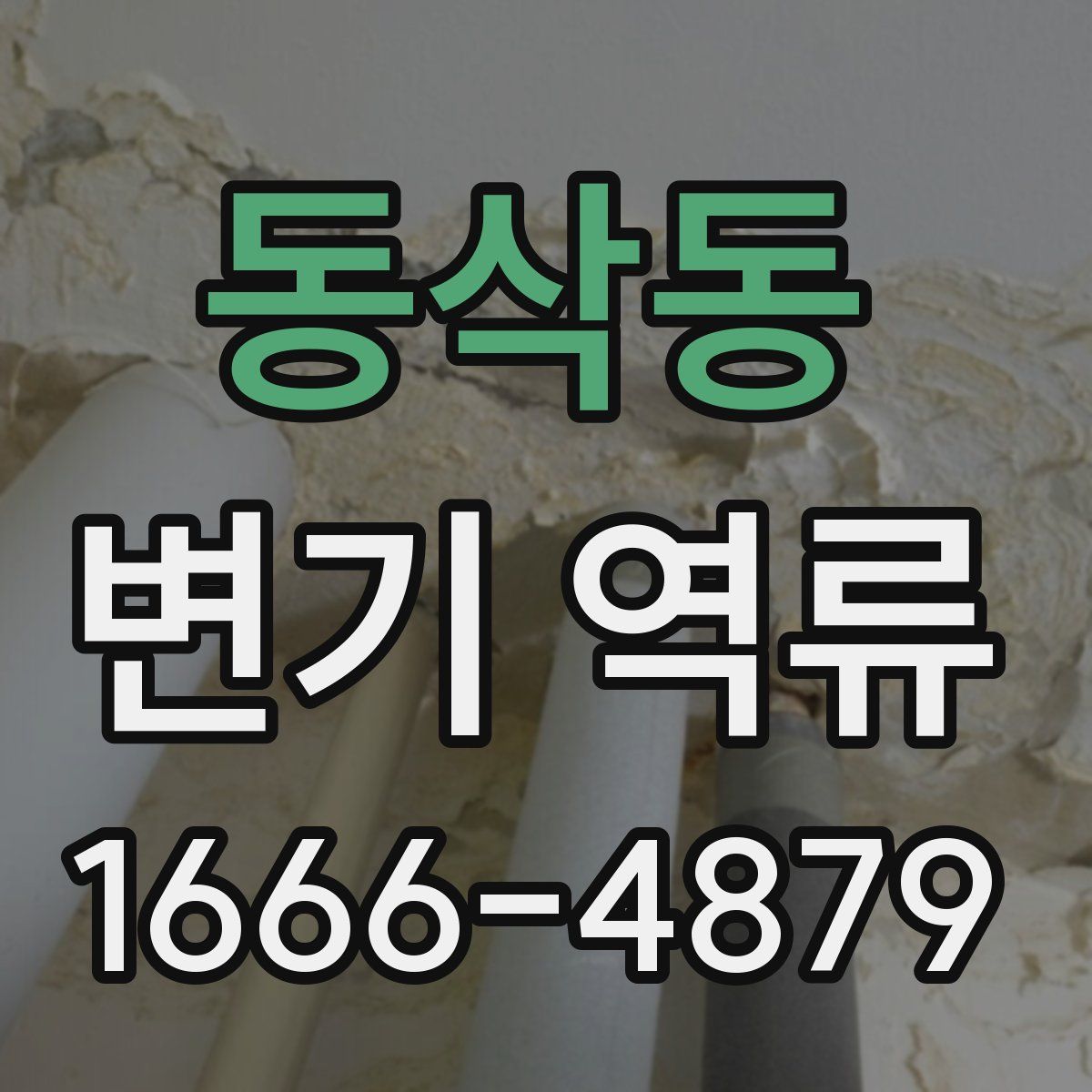 동삭동 변기 역류