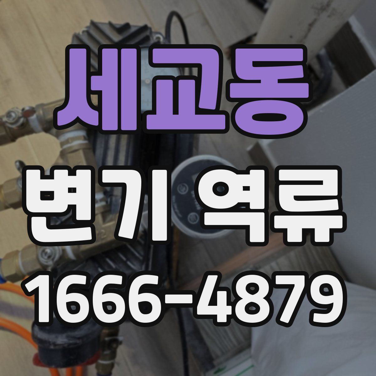 세교동 변기 역류