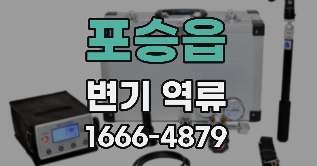 포승읍 변기 역류