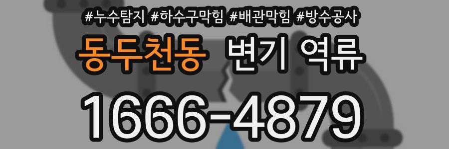 동두천동 변기 역류