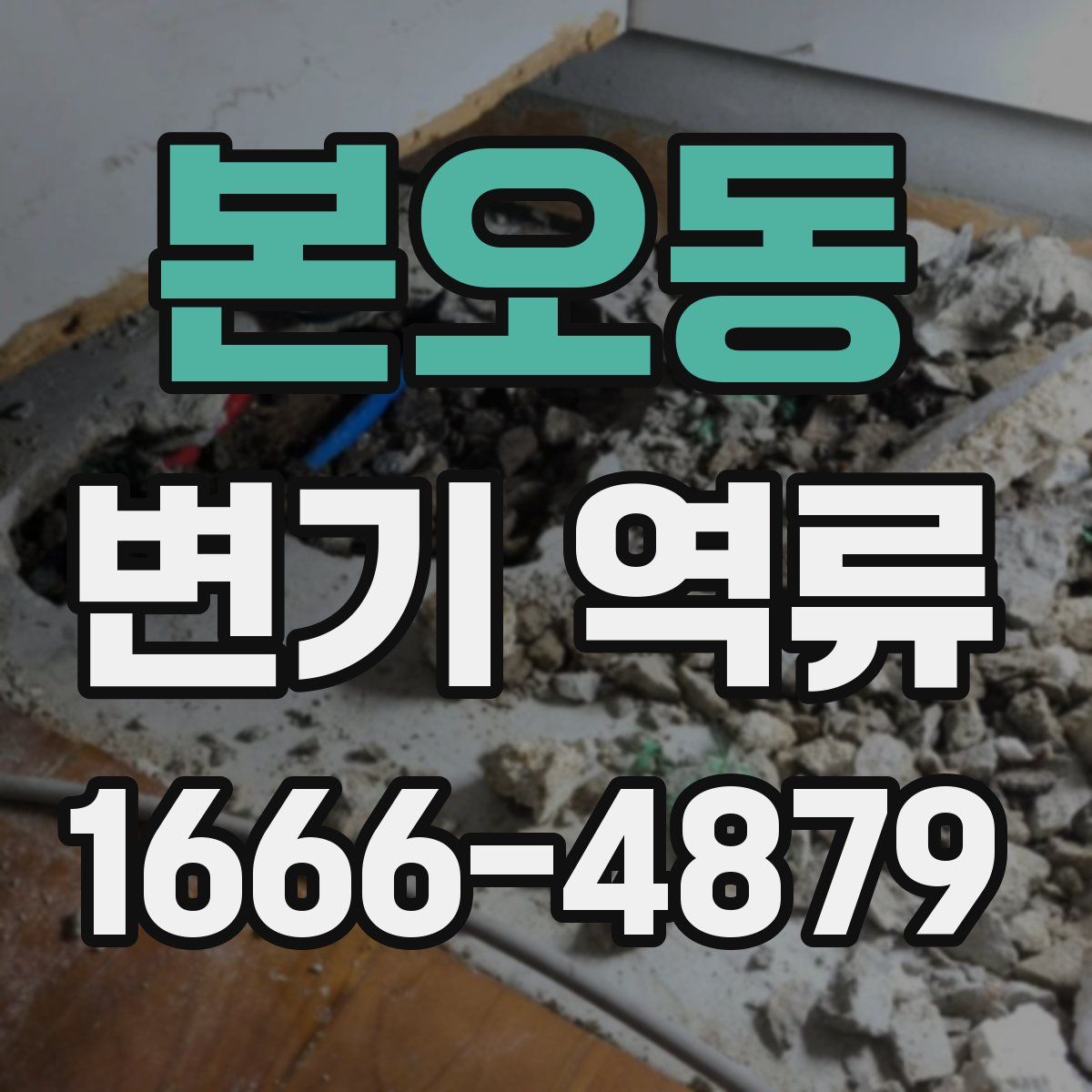 본오동 변기 역류