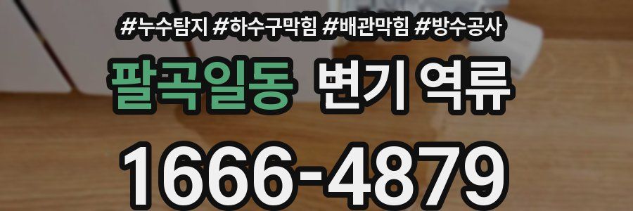팔곡일동 변기 역류