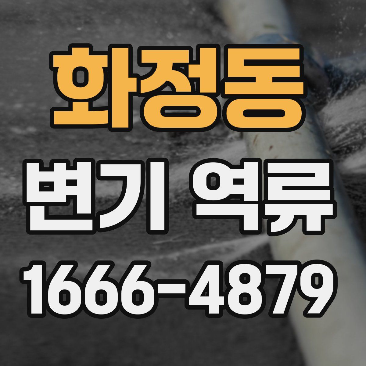 화정동 변기 역류