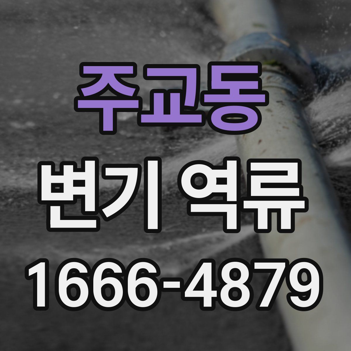 주교동 변기 역류