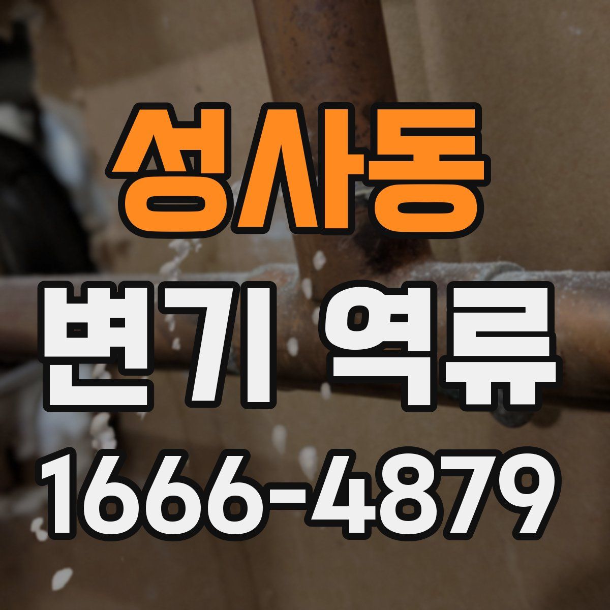 성사동 변기 역류