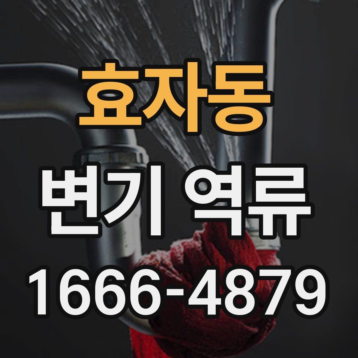 효자동 변기 역류 냄새까지 동반되면 의심할 점