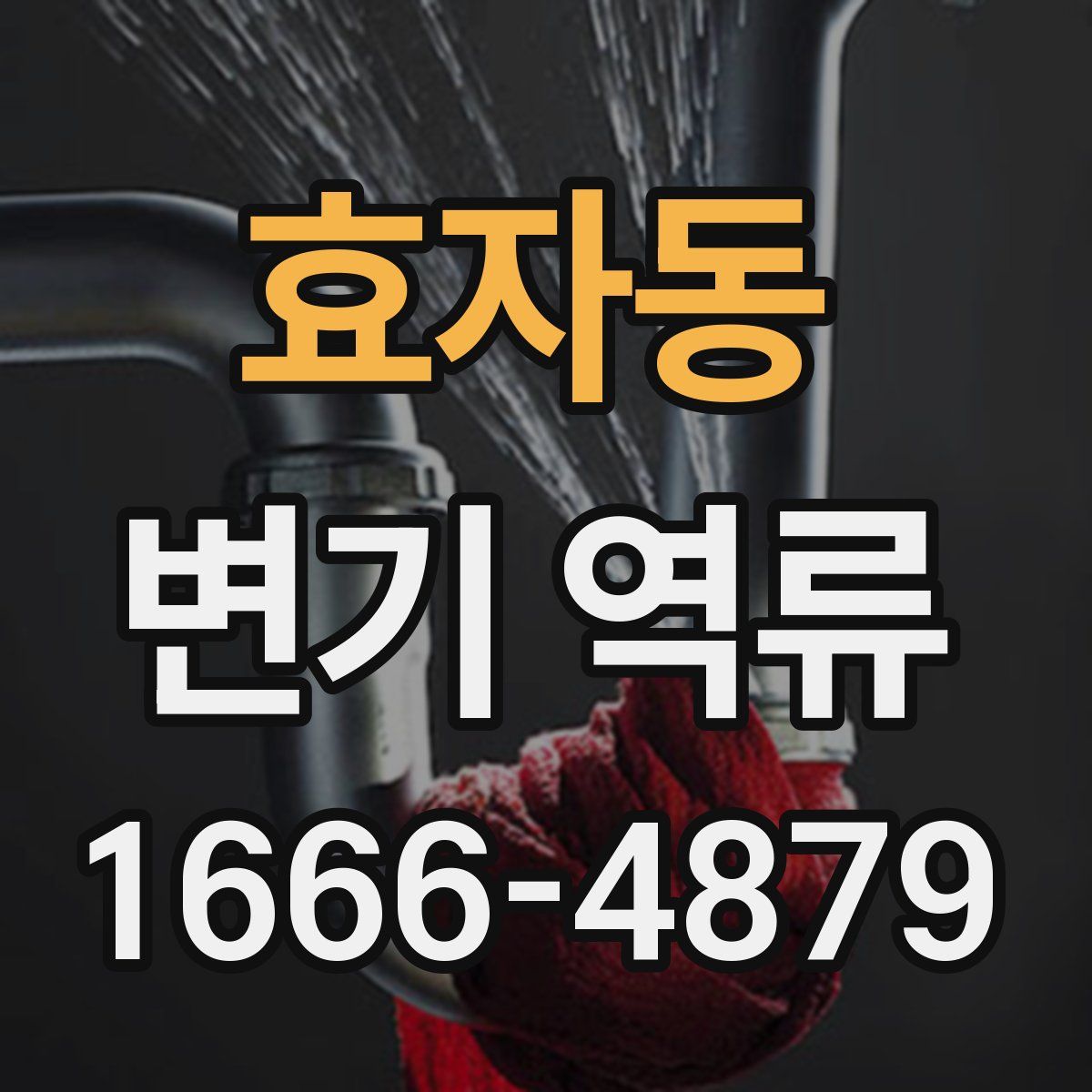 효자동 변기 역류