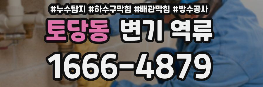 토당동 변기 역류