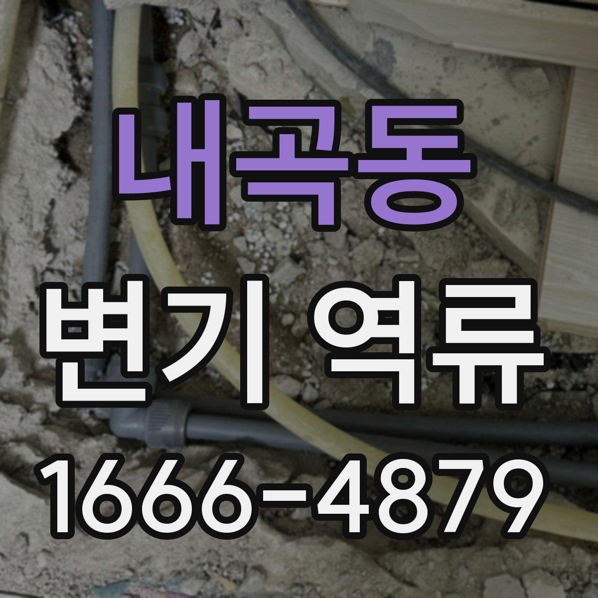 내곡동 변기 역류