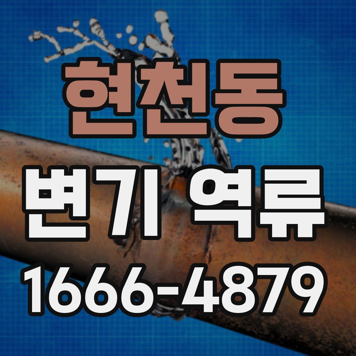 현천동 변기 역류