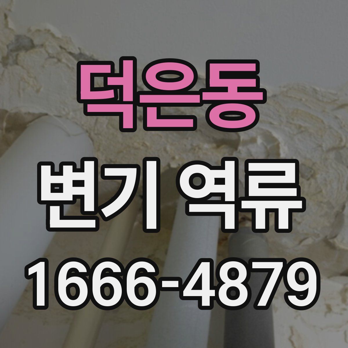덕은동 변기 역류