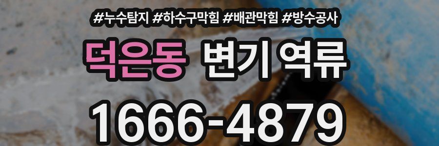 덕은동 변기 역류