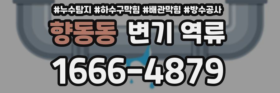 향동동 변기 역류