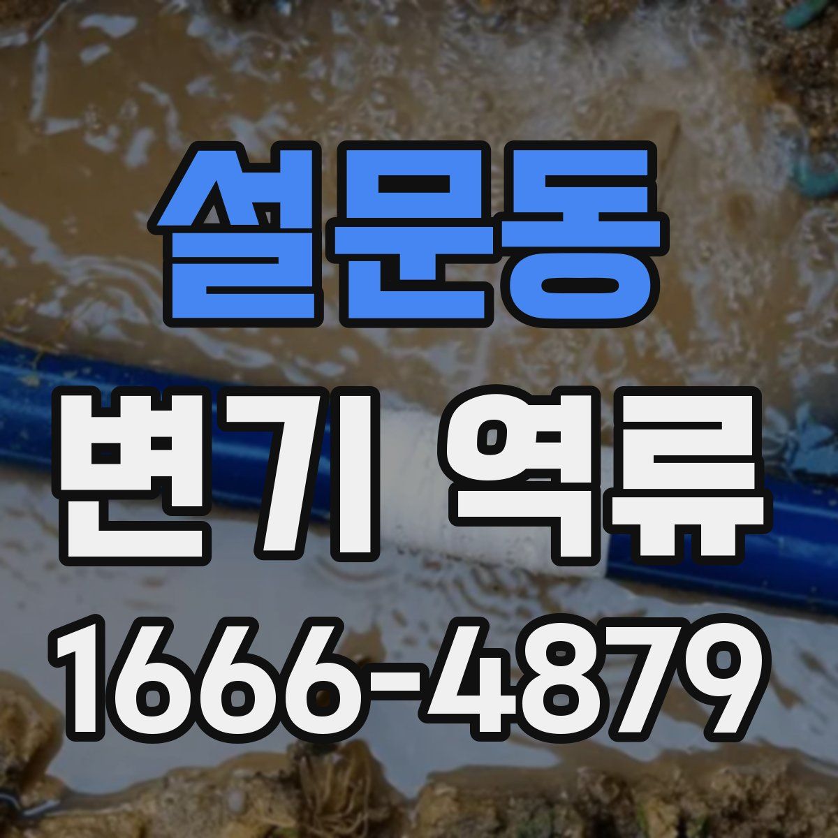설문동 변기 역류