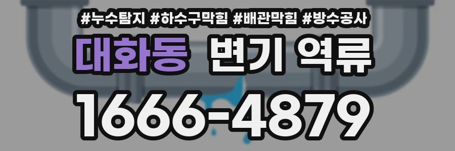 대화동 변기 역류