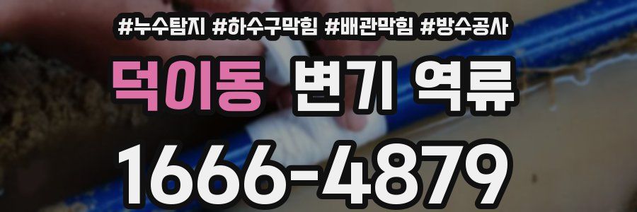 덕이동 변기 역류