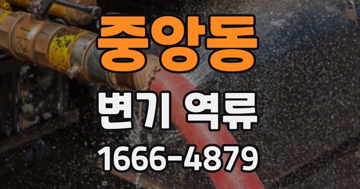 중앙동 변기 역류