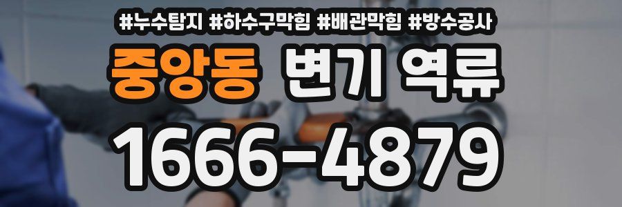 중앙동 변기 역류
