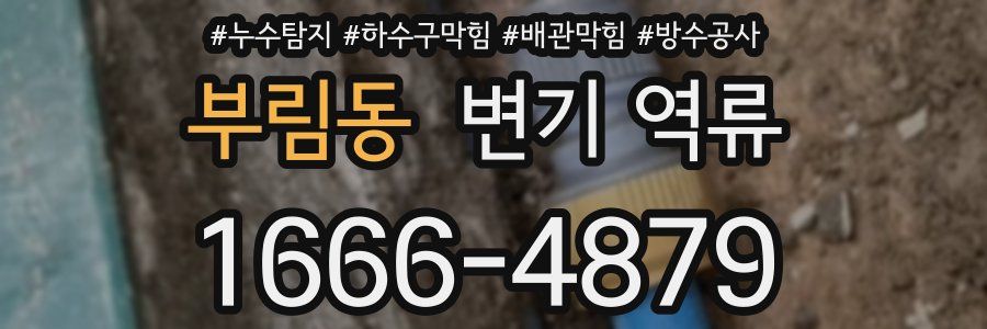부림동 변기 역류