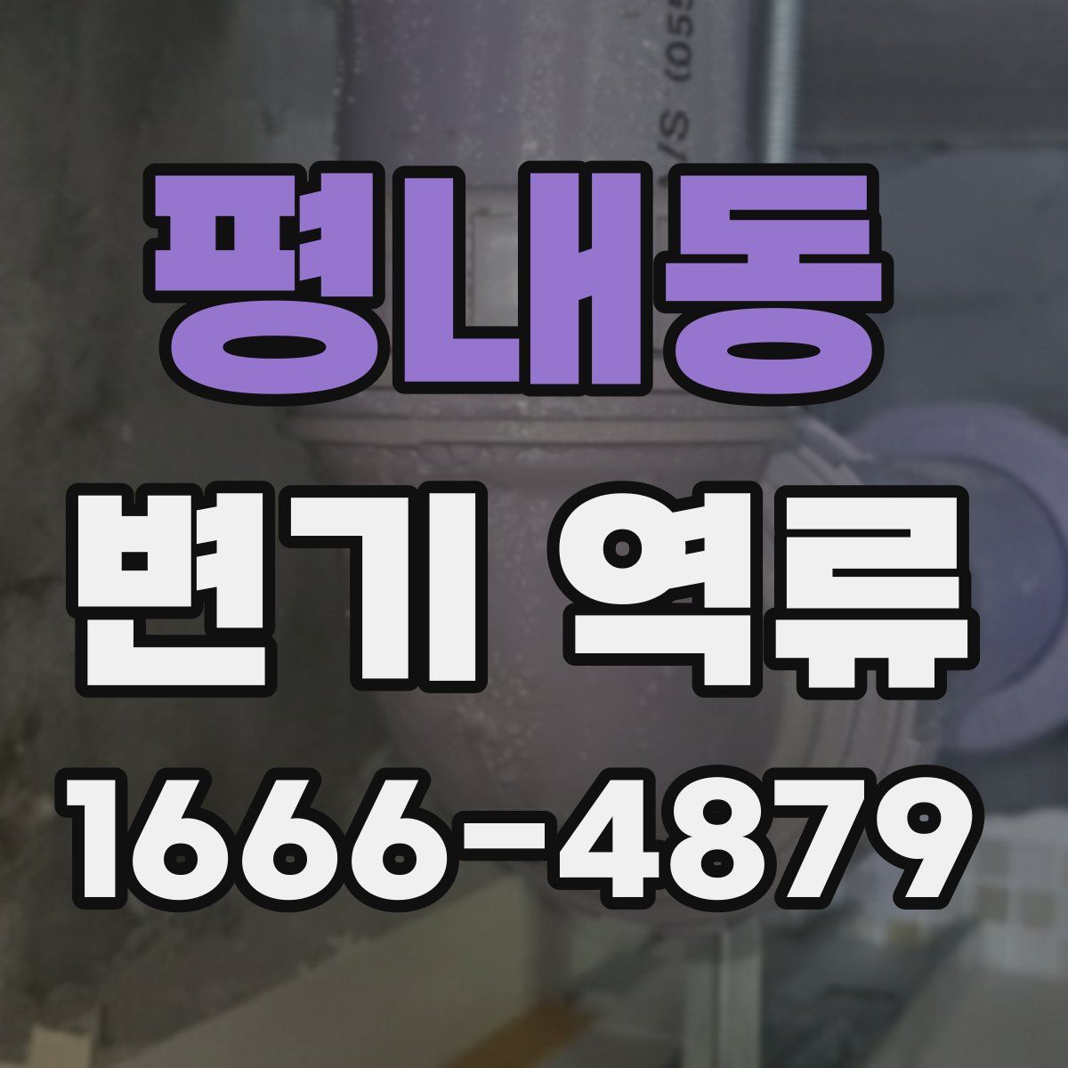 평내동 변기 역류
