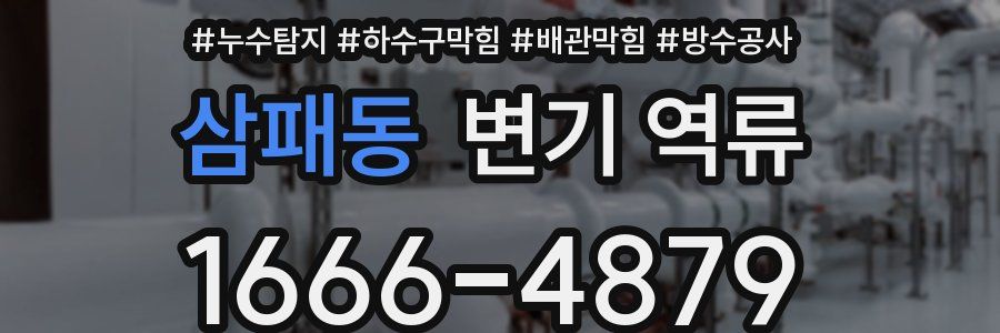 삼패동 변기 역류