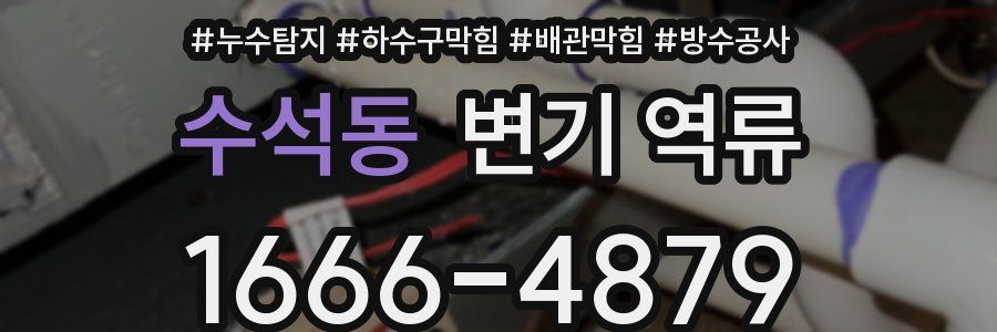 수석동 변기 역류