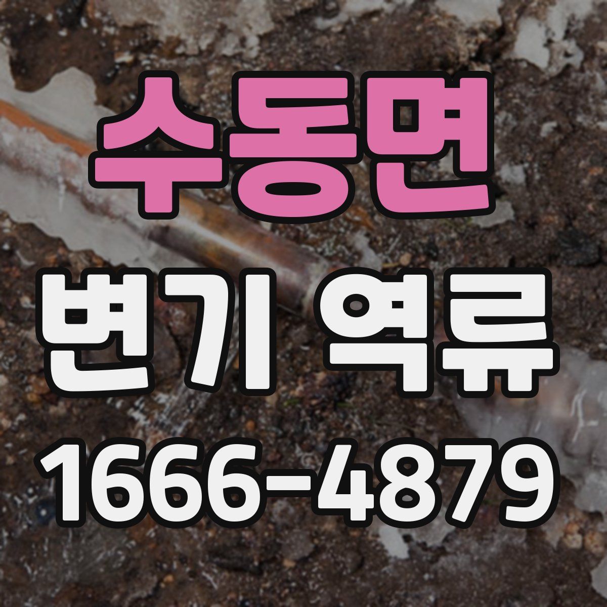 수동면 변기 역류