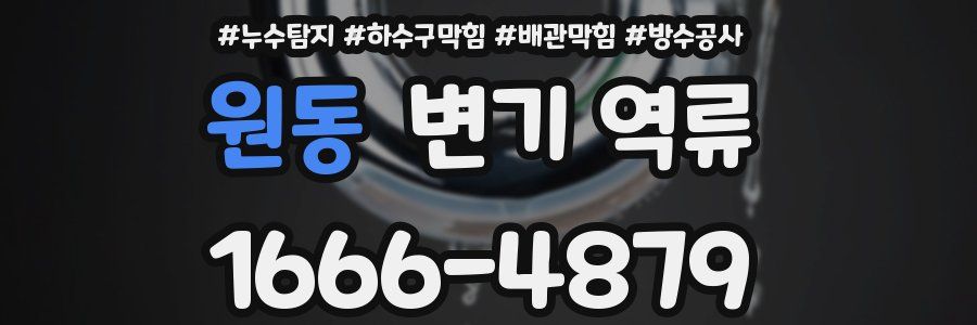 원동 변기 역류