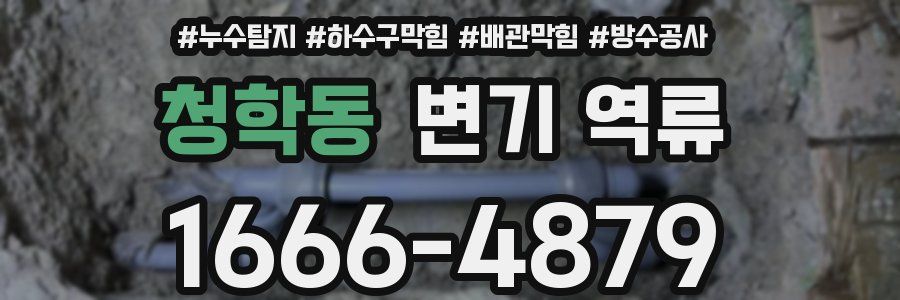 청학동 변기 역류