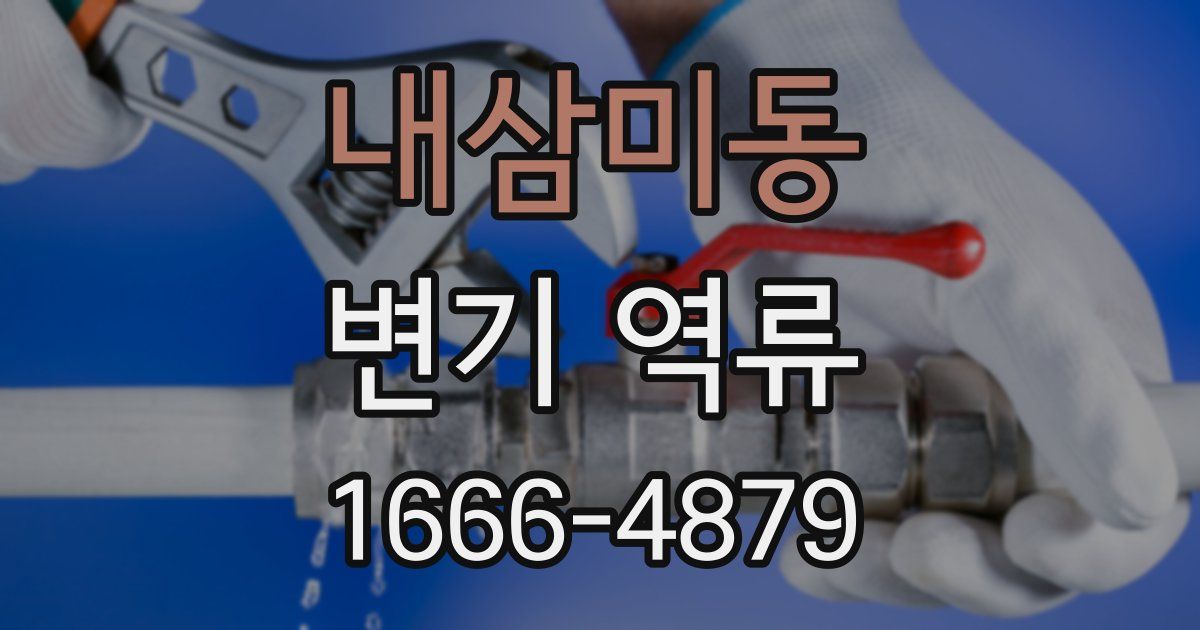 내삼미동 변기 역류