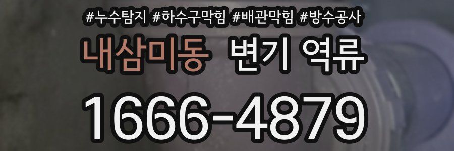 내삼미동 변기 역류