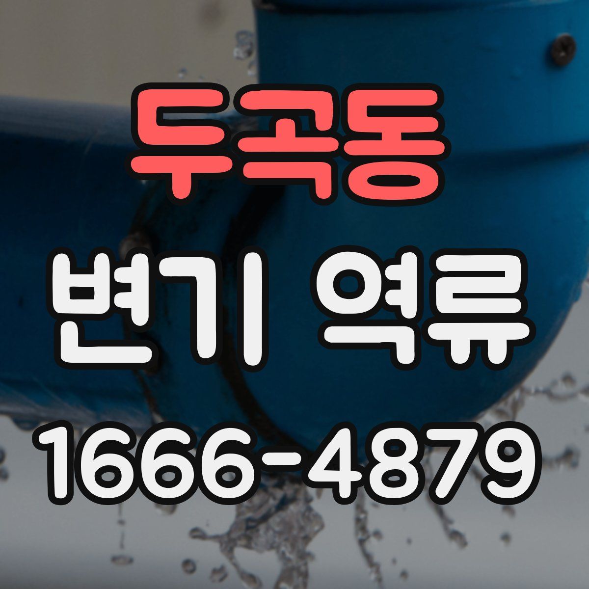 두곡동 변기 역류