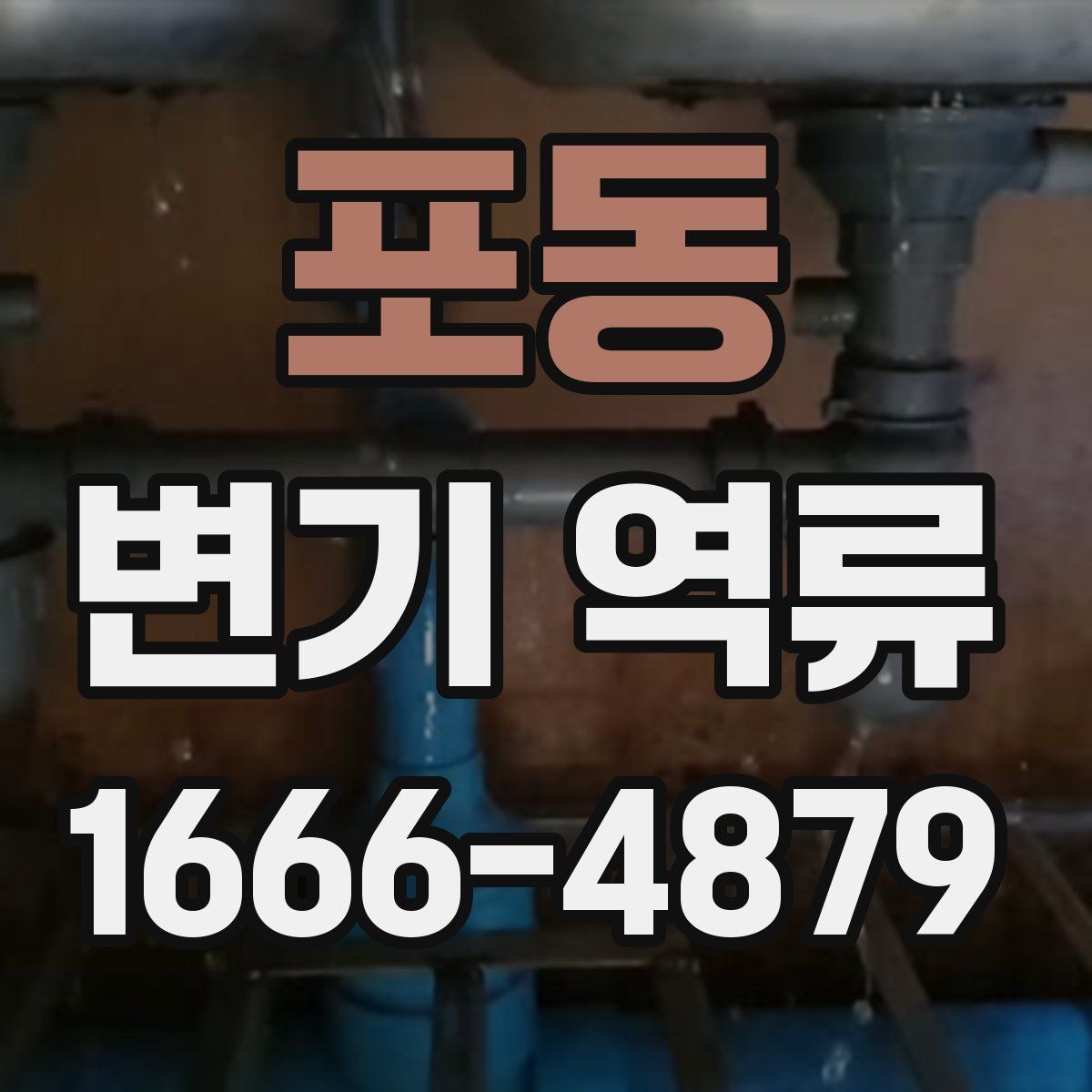 포동 변기 역류