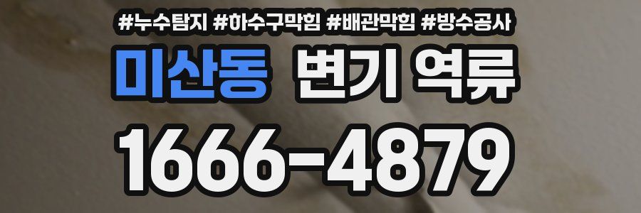 미산동 변기 역류
