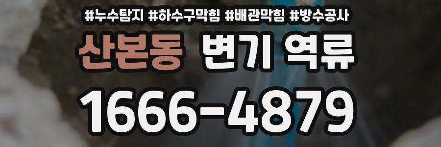 산본동 변기 역류