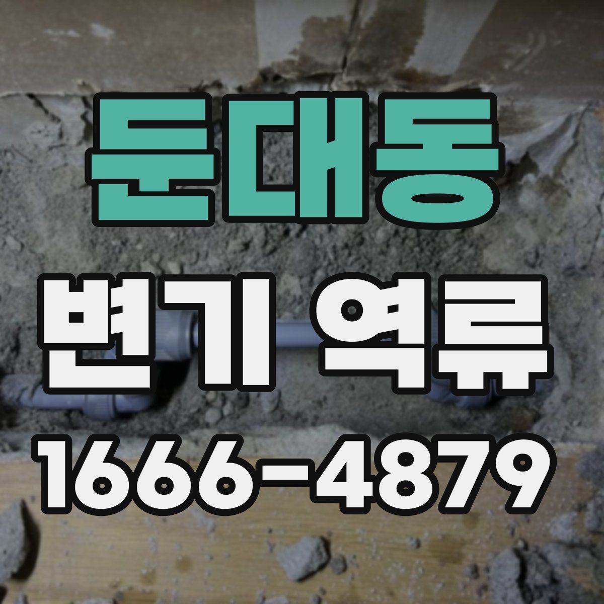 둔대동 변기 역류