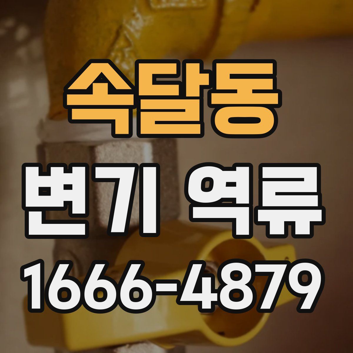 속달동 변기 역류