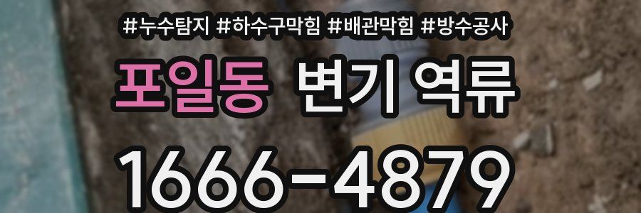 포일동 변기 역류