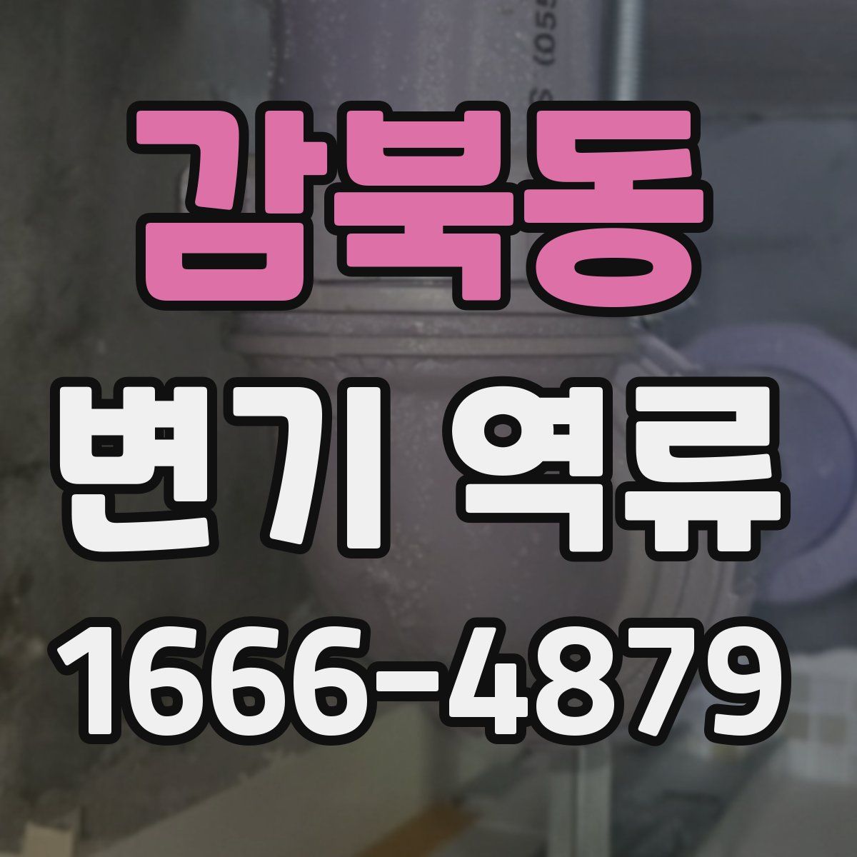 감북동 변기 역류