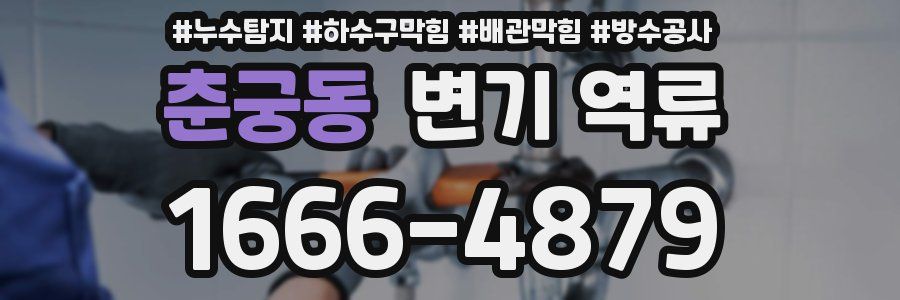 춘궁동 변기 역류