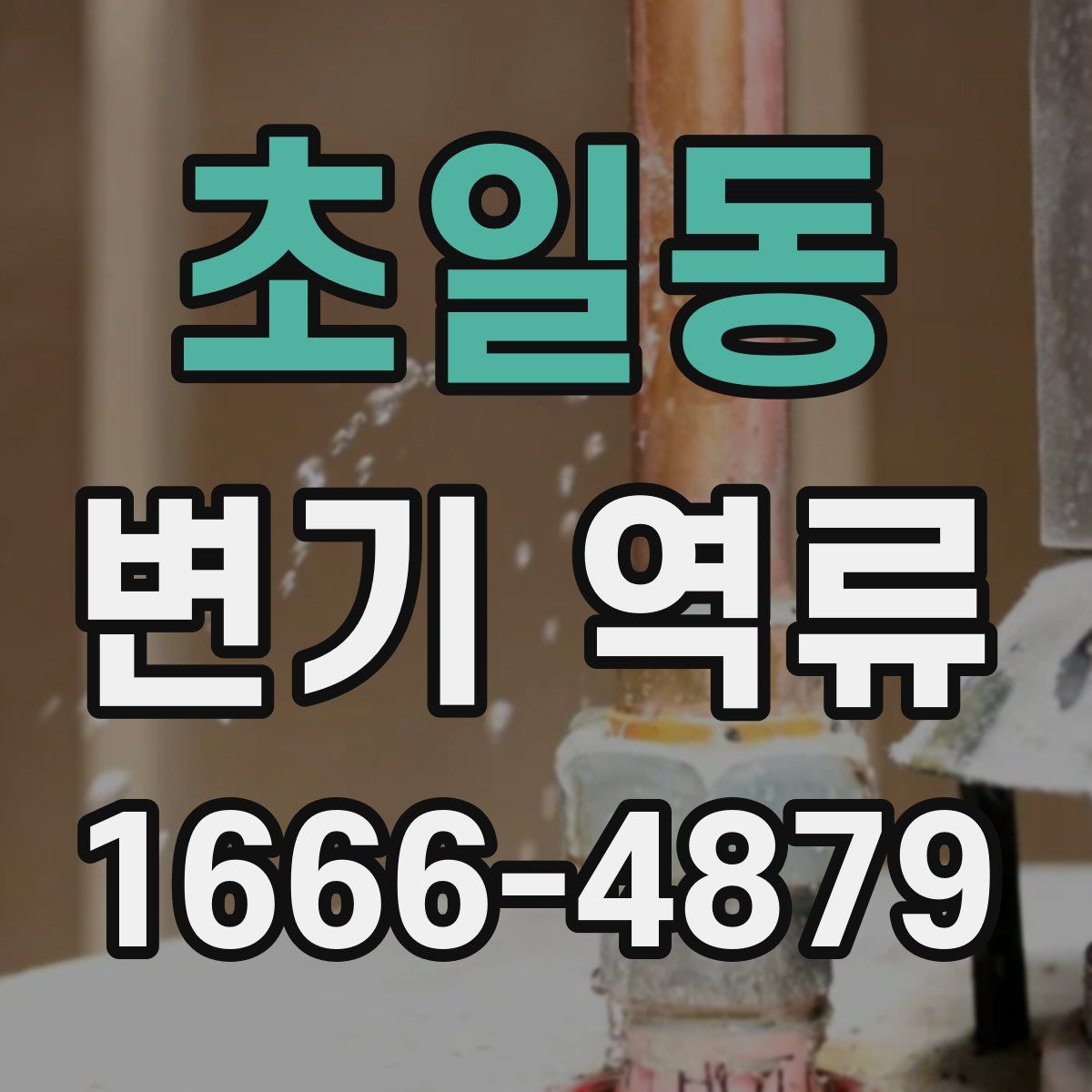 초일동 변기 역류