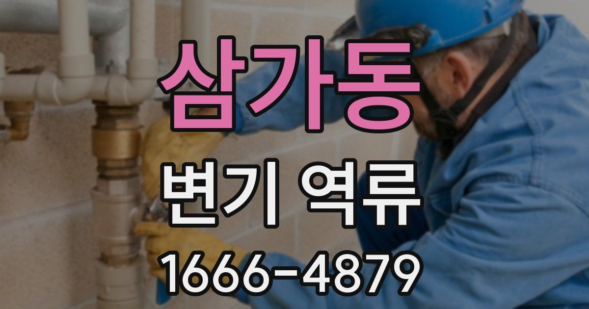 삼가동 변기 역류