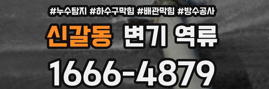 신갈동 변기 역류