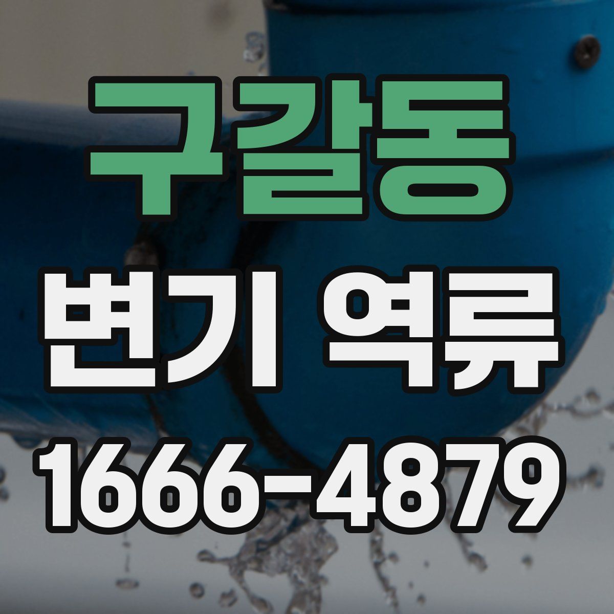 구갈동 변기 역류