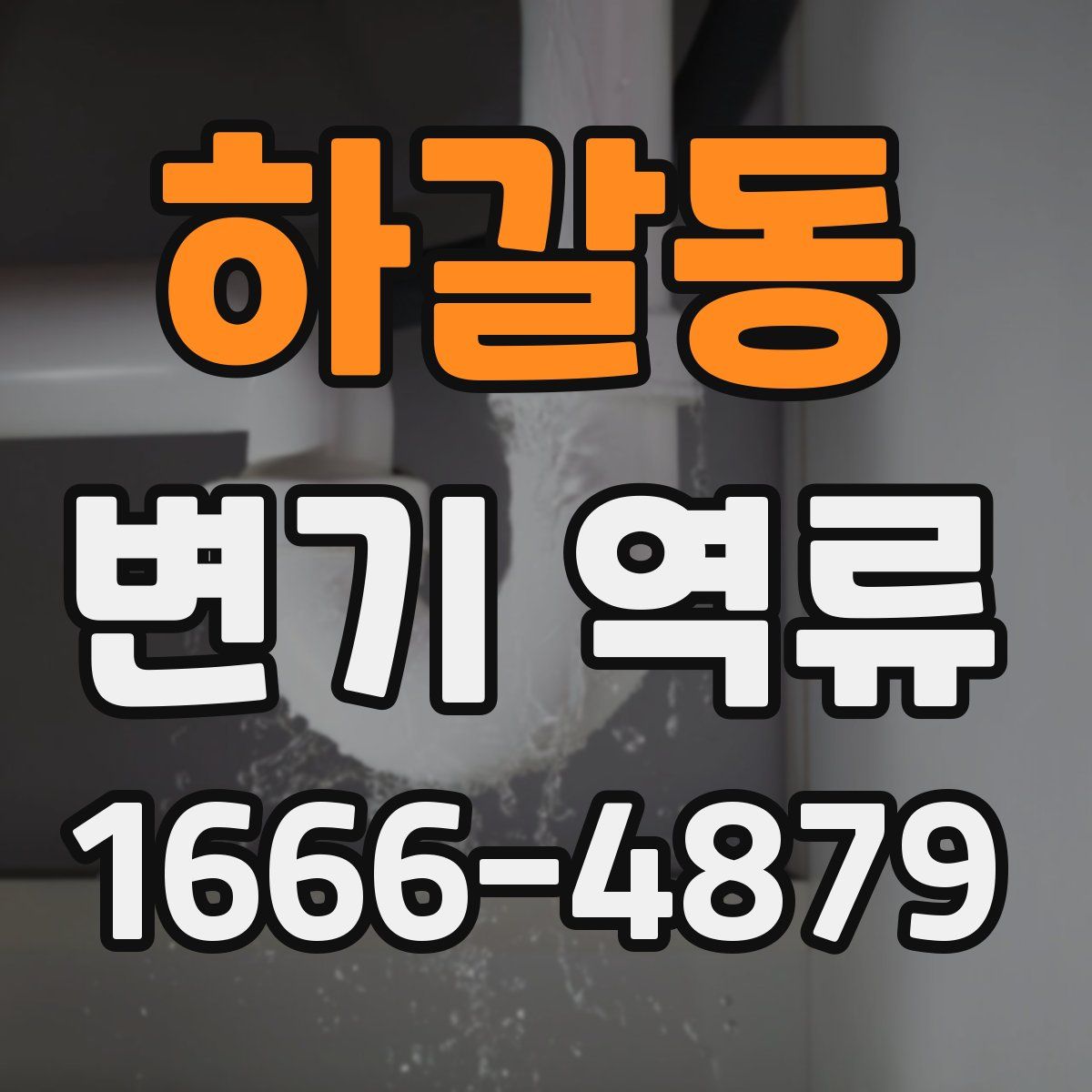 하갈동 변기 역류