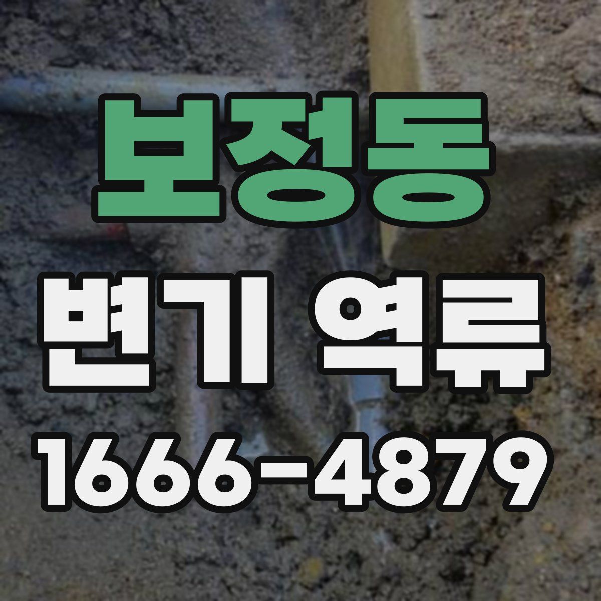 보정동 변기 역류