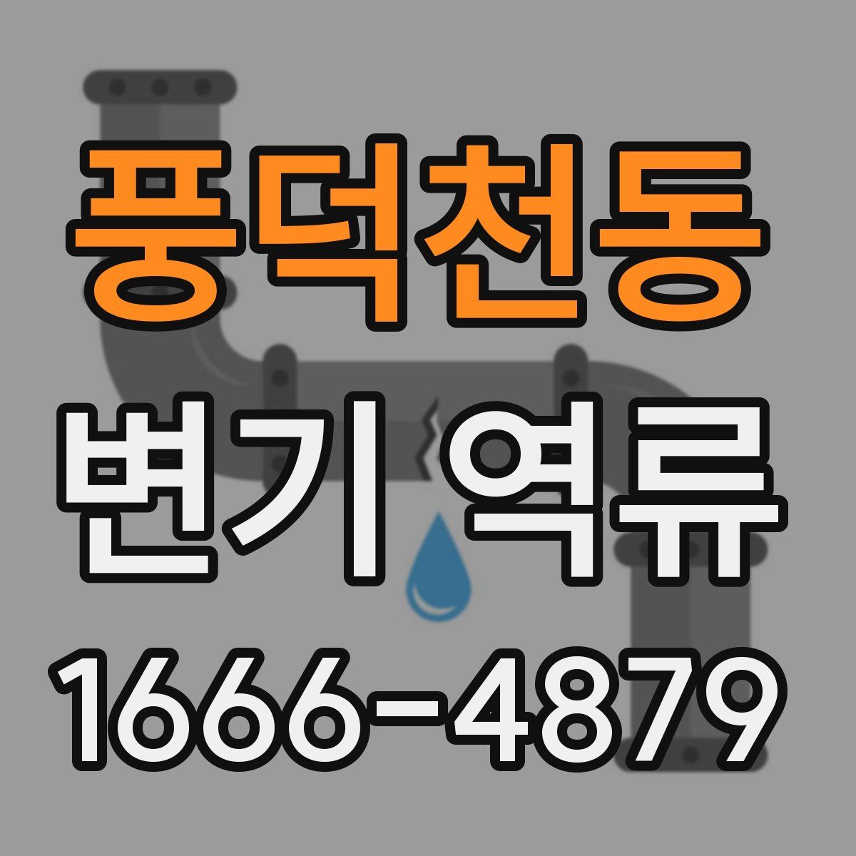 풍덕천동 변기 역류